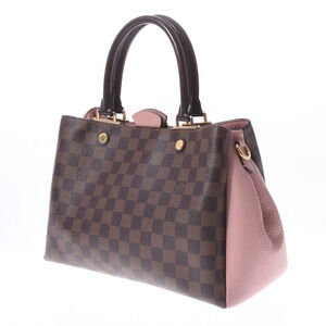 Louis Vuitton Magnolia Canvas Damier Handbag Pink Brittany